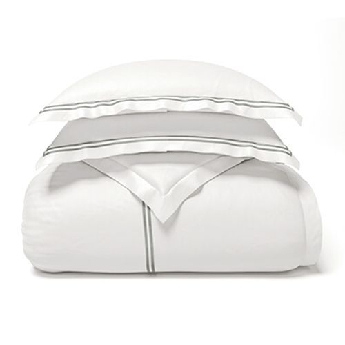 Embroidered Sateen Duvet Cover Set