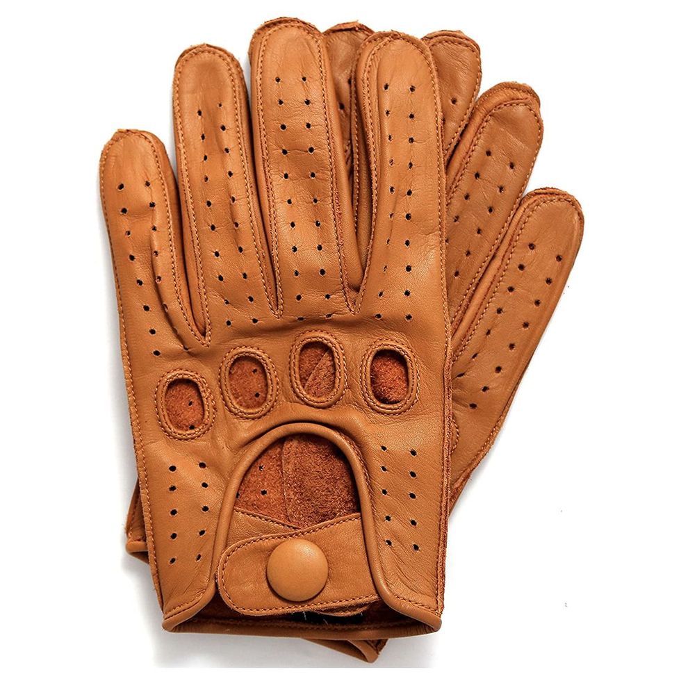 Genuine Leather Driving Gloves