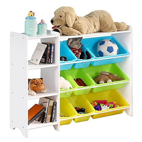 Star Work Children's Toy Storage Box With Lid And Wheels Colorful Plastic  Large-Capacity Storage Box Price in India - Buy Star Work Children's Toy Storage  Box With Lid And Wheels Colorful Plastic