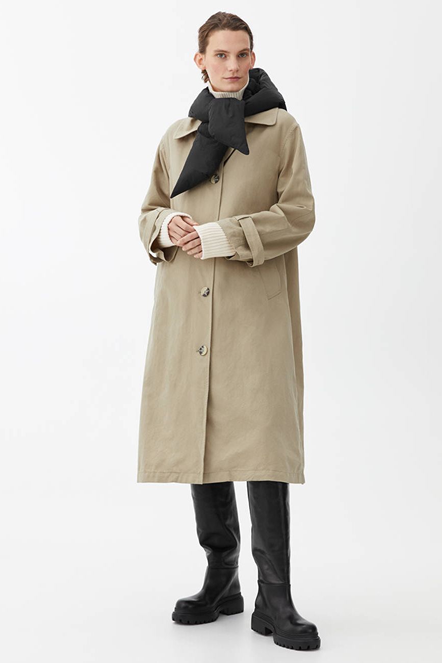 Oversized Linen Blend Coat