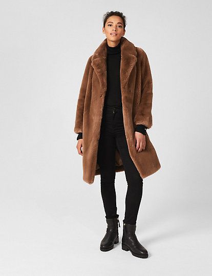 fake sheepskin coat