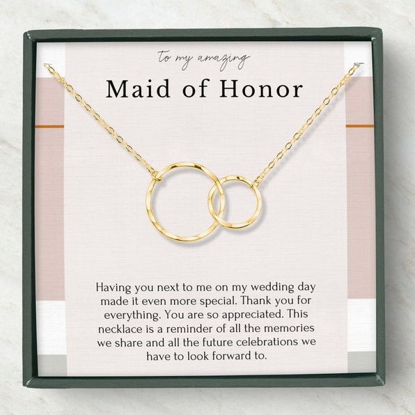 Maid of Honor Thank You Gift