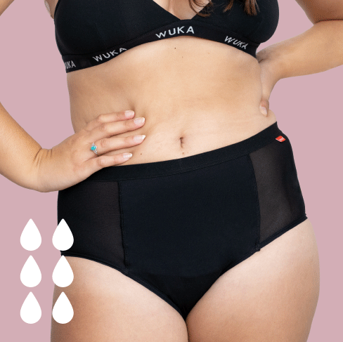 Thinx for All™ Women's Hi-Waist Period Underwear, Super