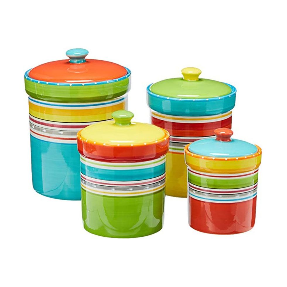Certified International Mariachi Food Canisters (Set of 4)