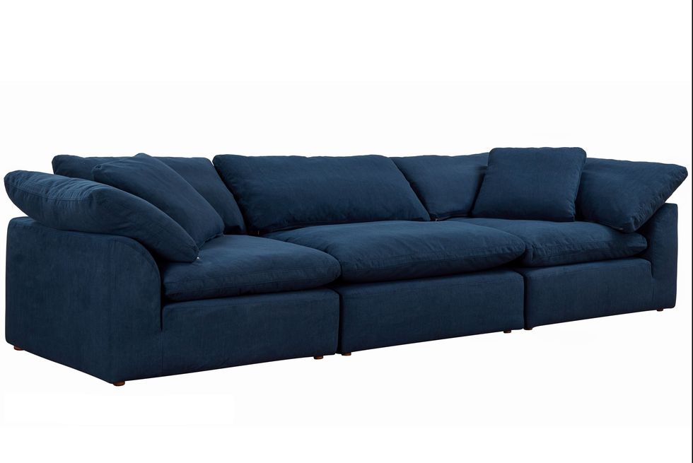  Cloud Puff Navy Blue Sofa