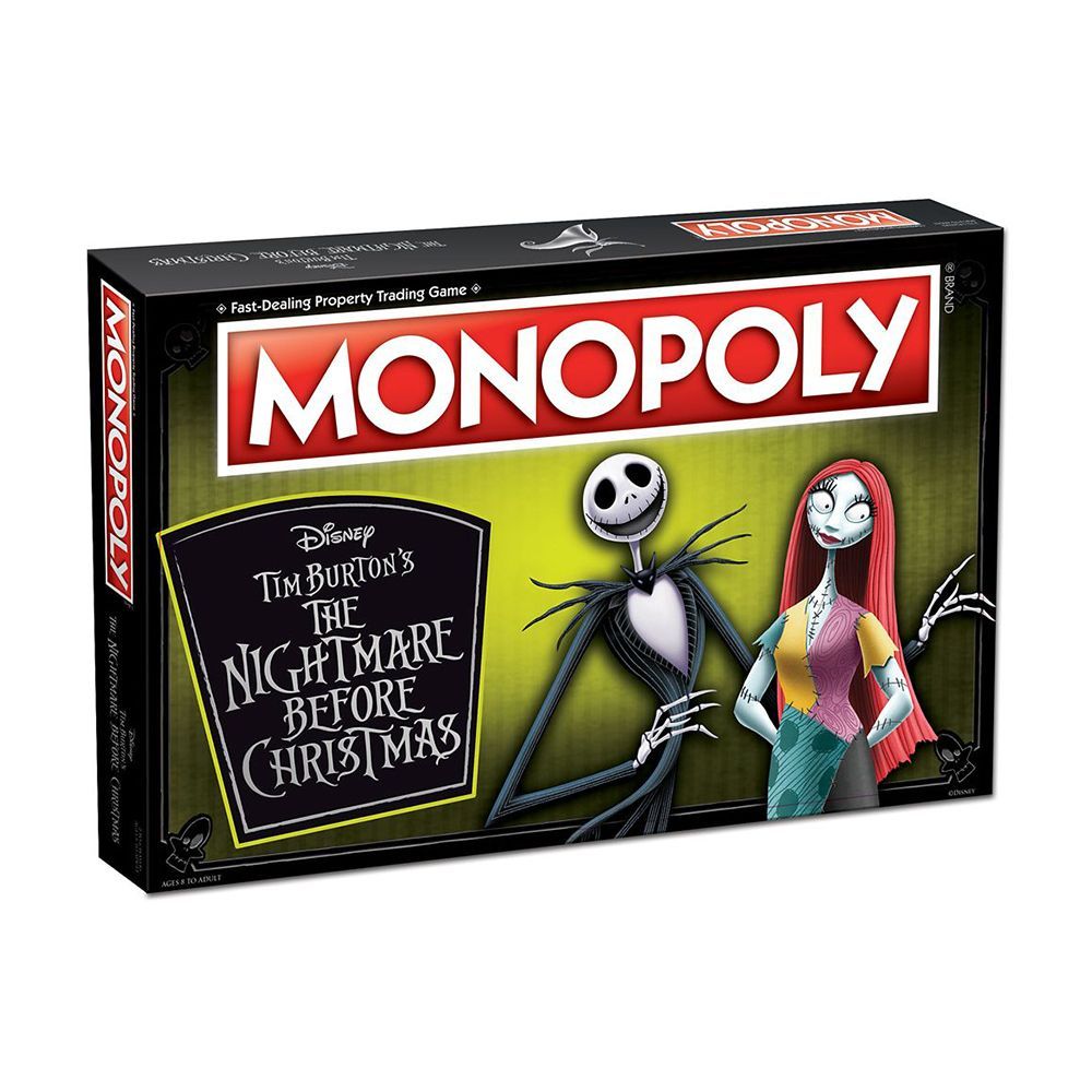 The Nightmare Before Christmas Board Game 2019 Edition MONOPOLY 
