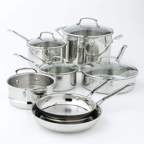 Chef's Classic Stainless 11-Piece Cookware Set