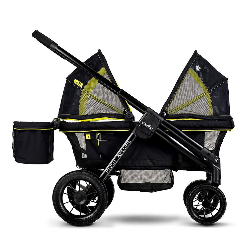 wagon with stroller handle