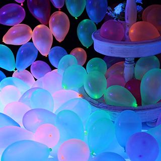 500 Pieces 3 Inch Neon Glow Balloons