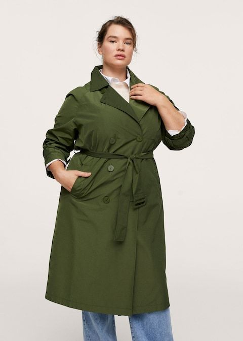 Ladies classic trench clearance coat