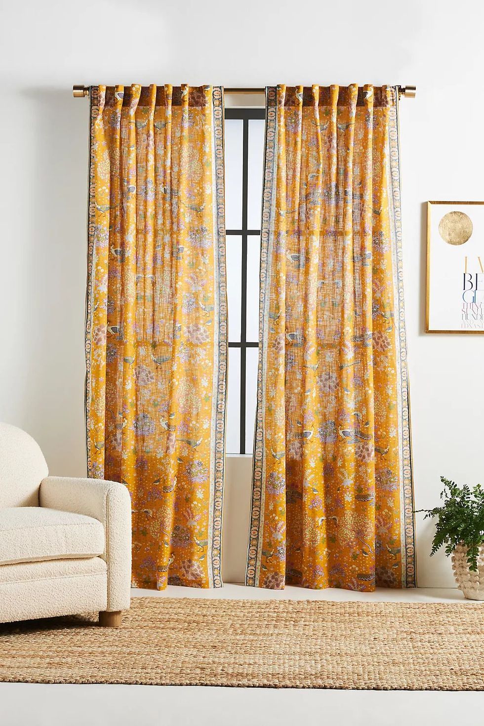 Darby Cotton Curtain Panel