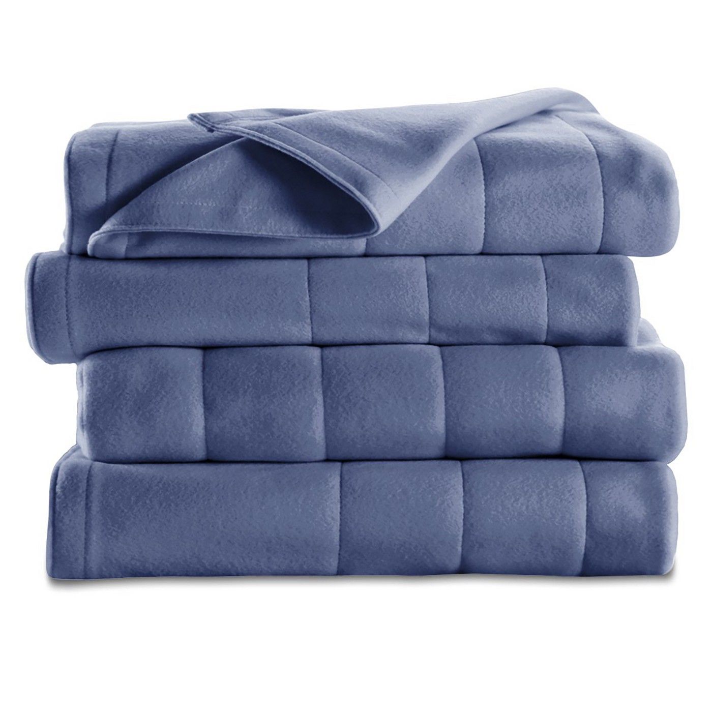 Quilted Fleece Heated Blanket