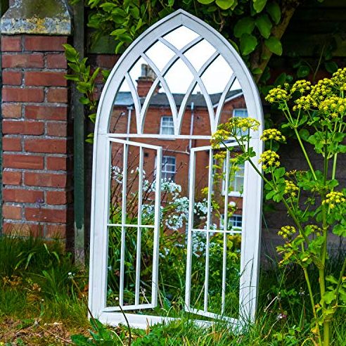 Truro XL Decorative Outdoor Garden Arch Mirror