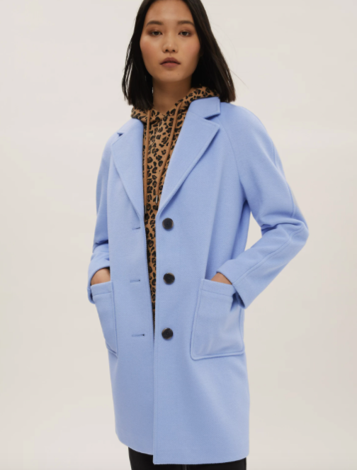 Twill Single Breasted Coat