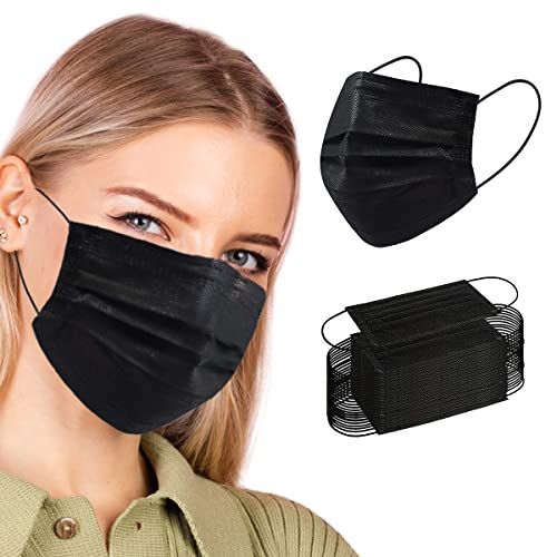 Disposable Face Masks (100 Pack, 3-Ply)