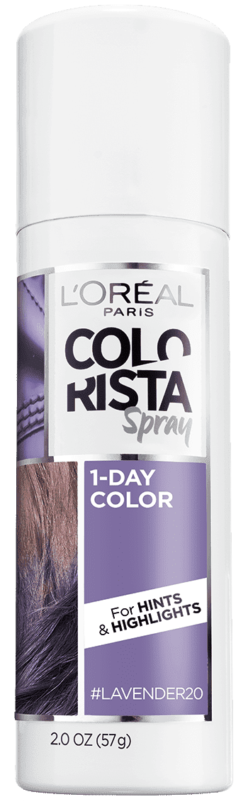 Hair Makeup Temporary 1-Day Hair Color Spray, Lavender