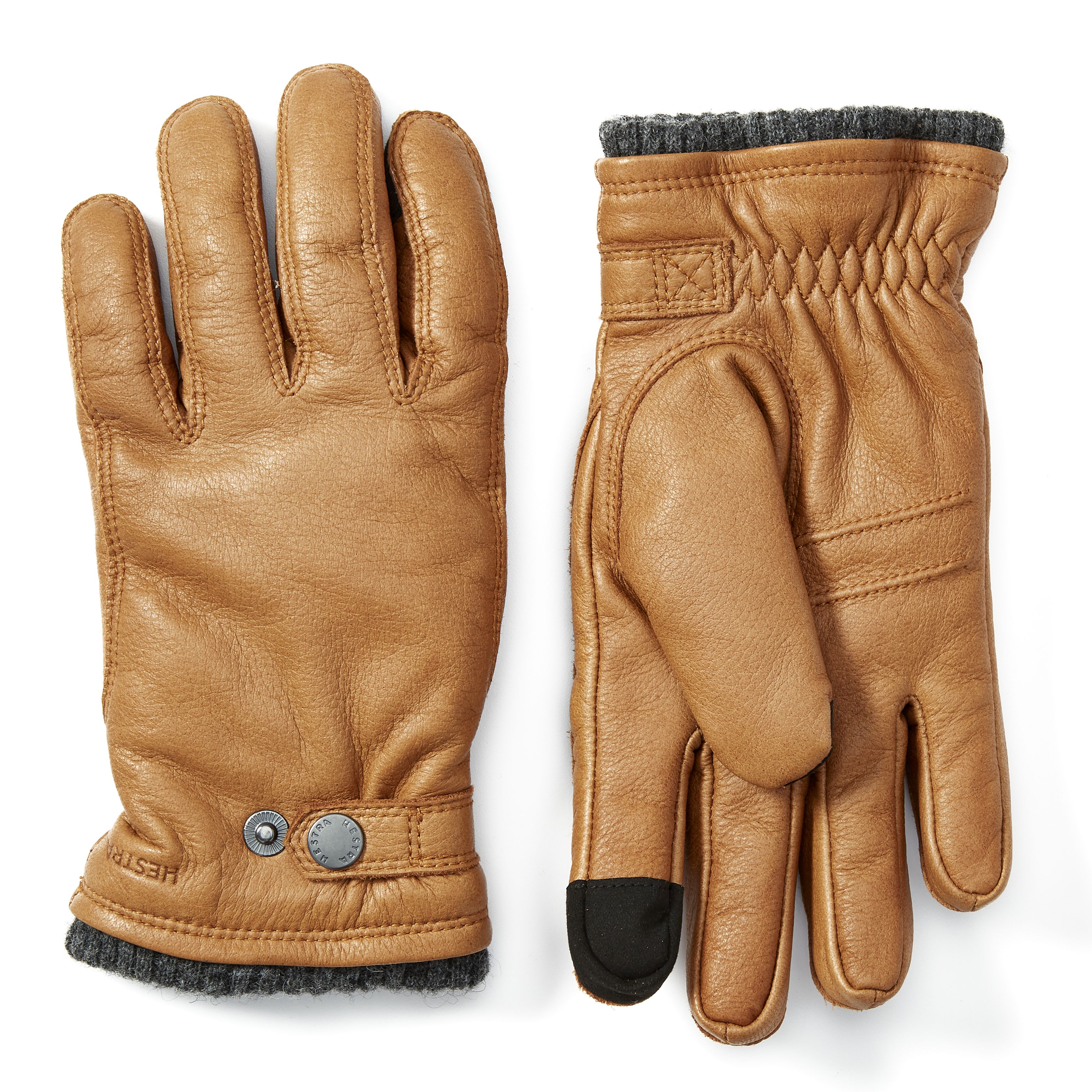 Mens Luxury Lambskin Gloves Hand Sewn in the UK Warm Winter Cold Weather 