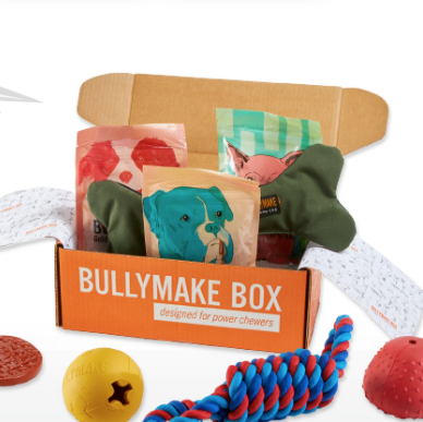 Bullymake Box - A Dog Subscription Box For Power Chewers!