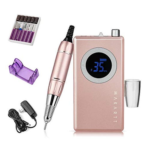 Amazon.com: Electric Nail Drill Cadrim Nail Drill Machine Nail File Drill  Set Kit for Acrylic Nails Gel Nail Glazing Nail Drill Nail Art Polisher  Sets Glazing Nail Drill Fast Manicure Pedicure :