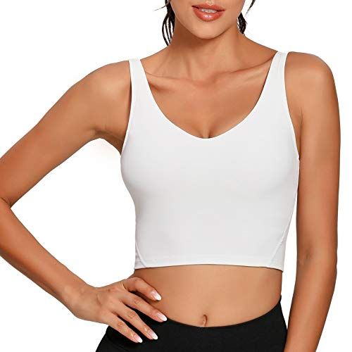  Athletic Crop Tops For Women Workout Tanks Muscle Tee Women  Cropped Tank Tops Summer Clothes Exercise Gym Crop Tops Cropped Shirts  Black XS