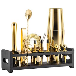 24-Piece Gold Cocktail Set
