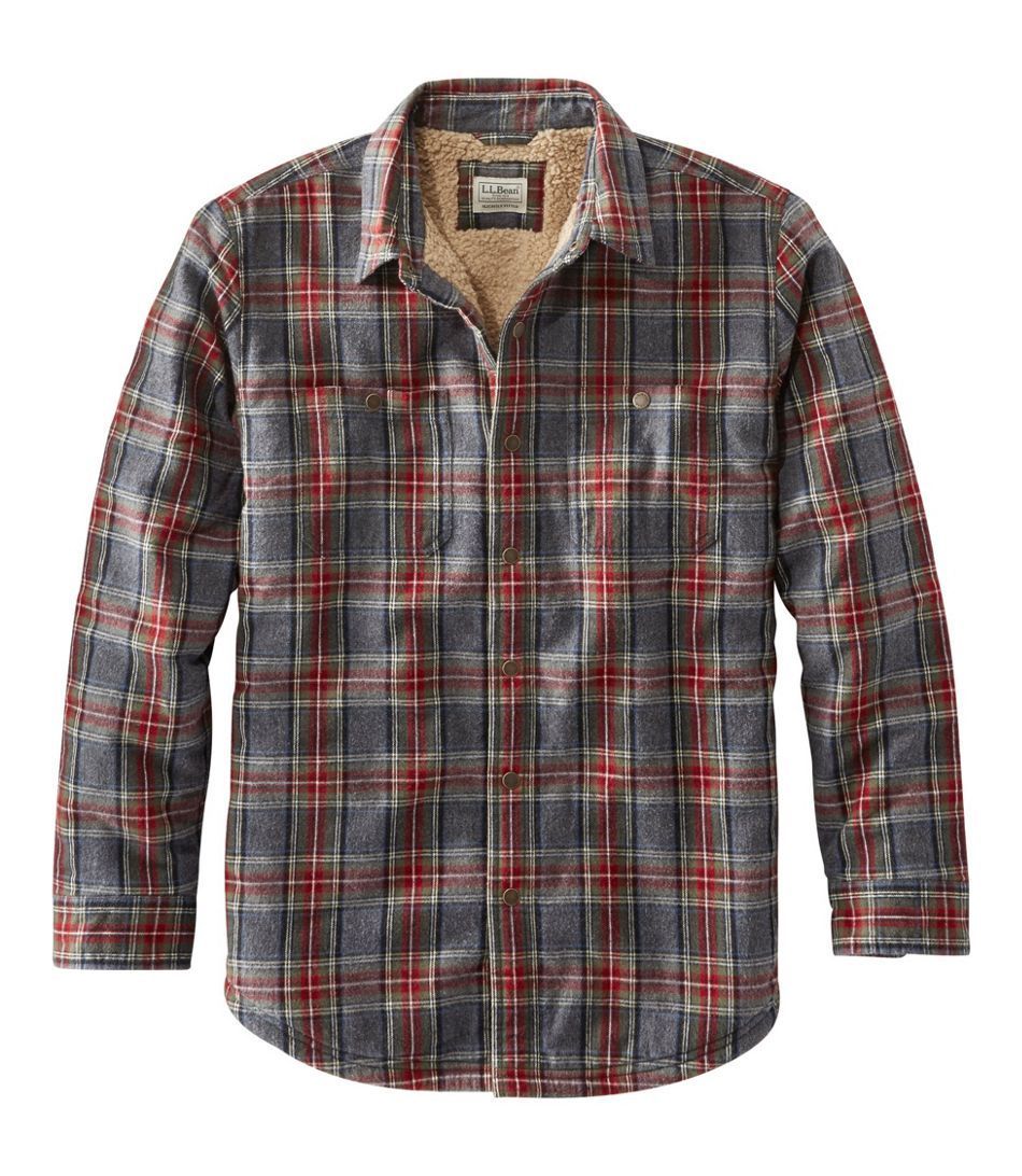 best sherpa lined flannel