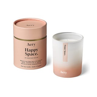 'Happy Space' Rose and Amber Scented Candle