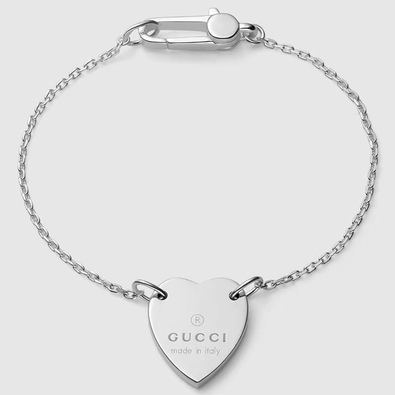 Trademark Bracelet with Heart Pendant