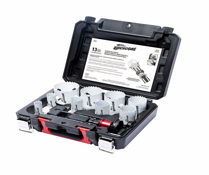 Milwaukee 13 pc hole best sale saw kit