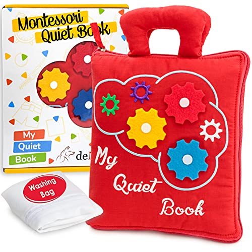 deMoca Montessori Quiet Book for Toddlers 