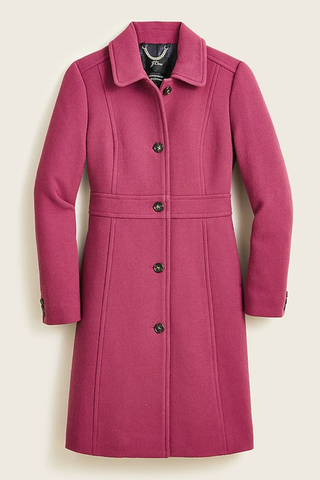 Women's day coat in double fabric with Thinsulate