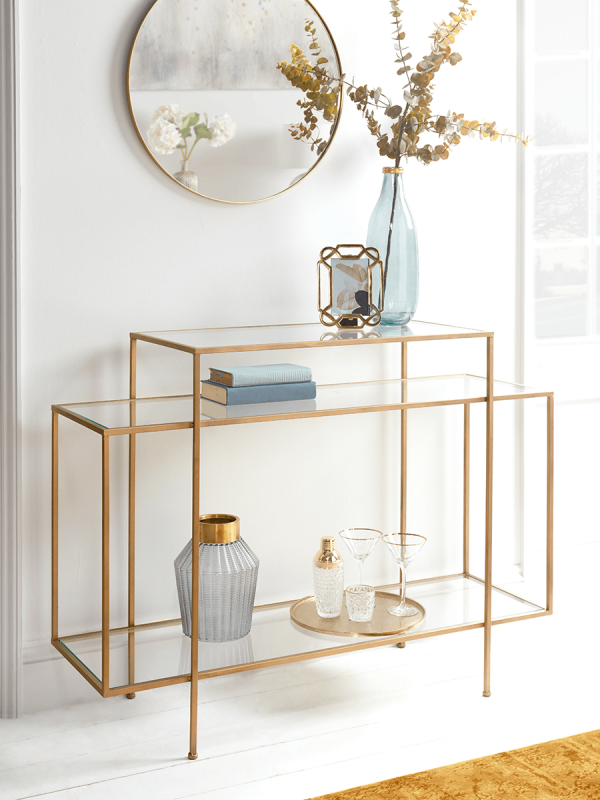 18 Console Tables For 2022 Perfect, Glass Console Table Narrow