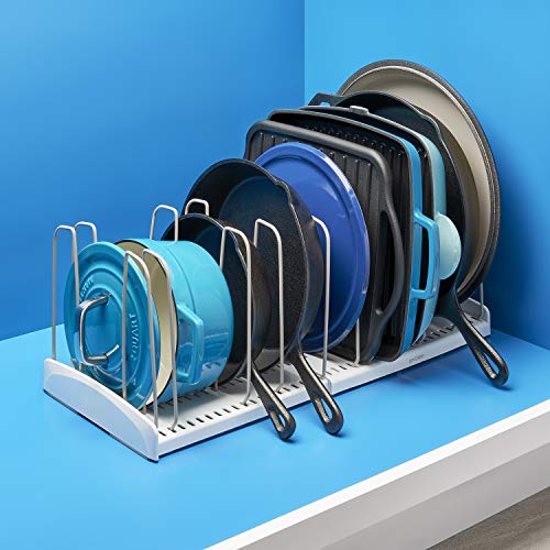 Expandable cookware organizer Expandable cookware organizer
