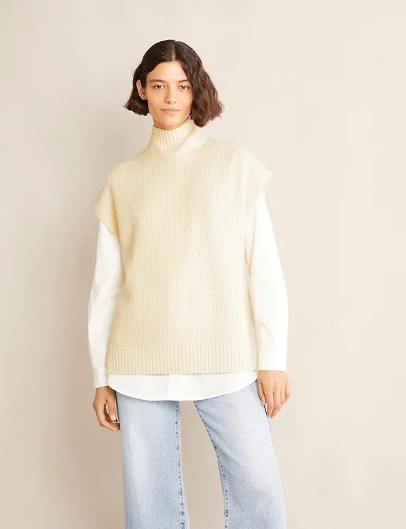 ladies sleeveless jumpers
