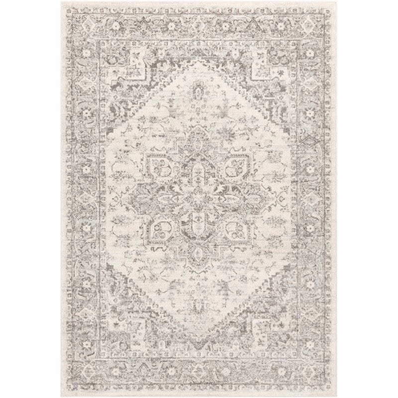 Benoit Oriental Gray Area Rug 