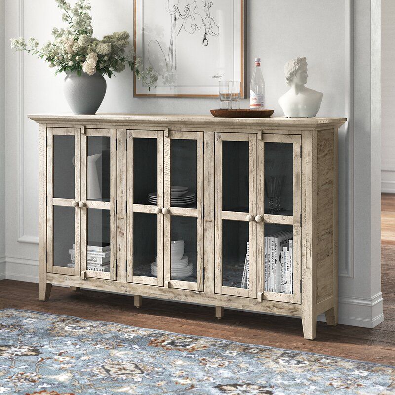 Claire Acacia Wood Sideboard