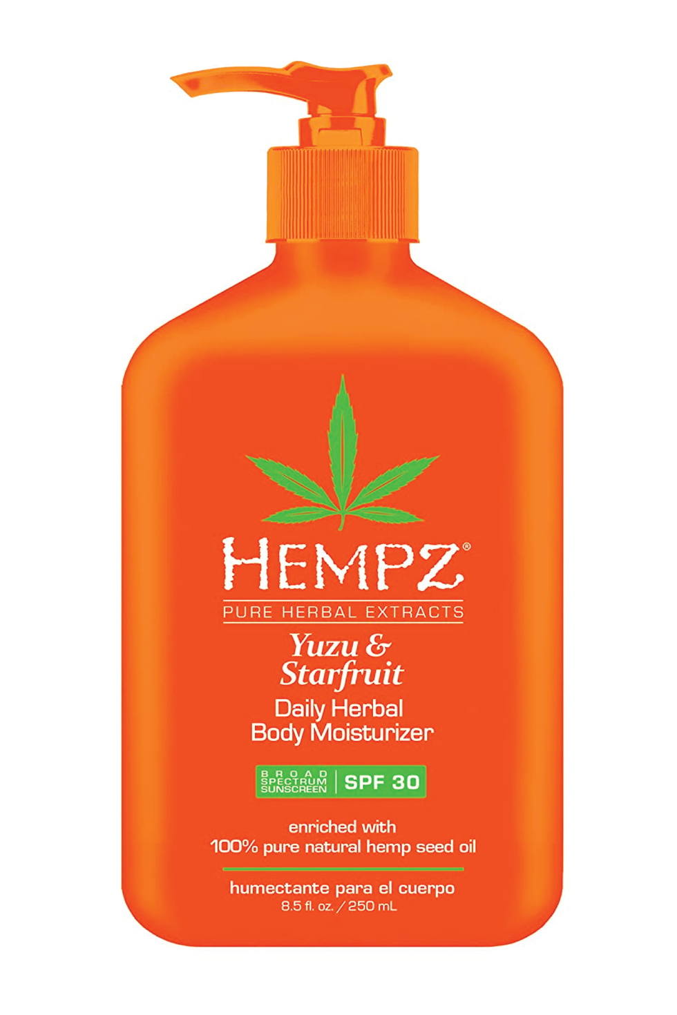 Hempz Yuzu & Starfruit Daily Herbal Lotion with Broad Spectrum SPF 30