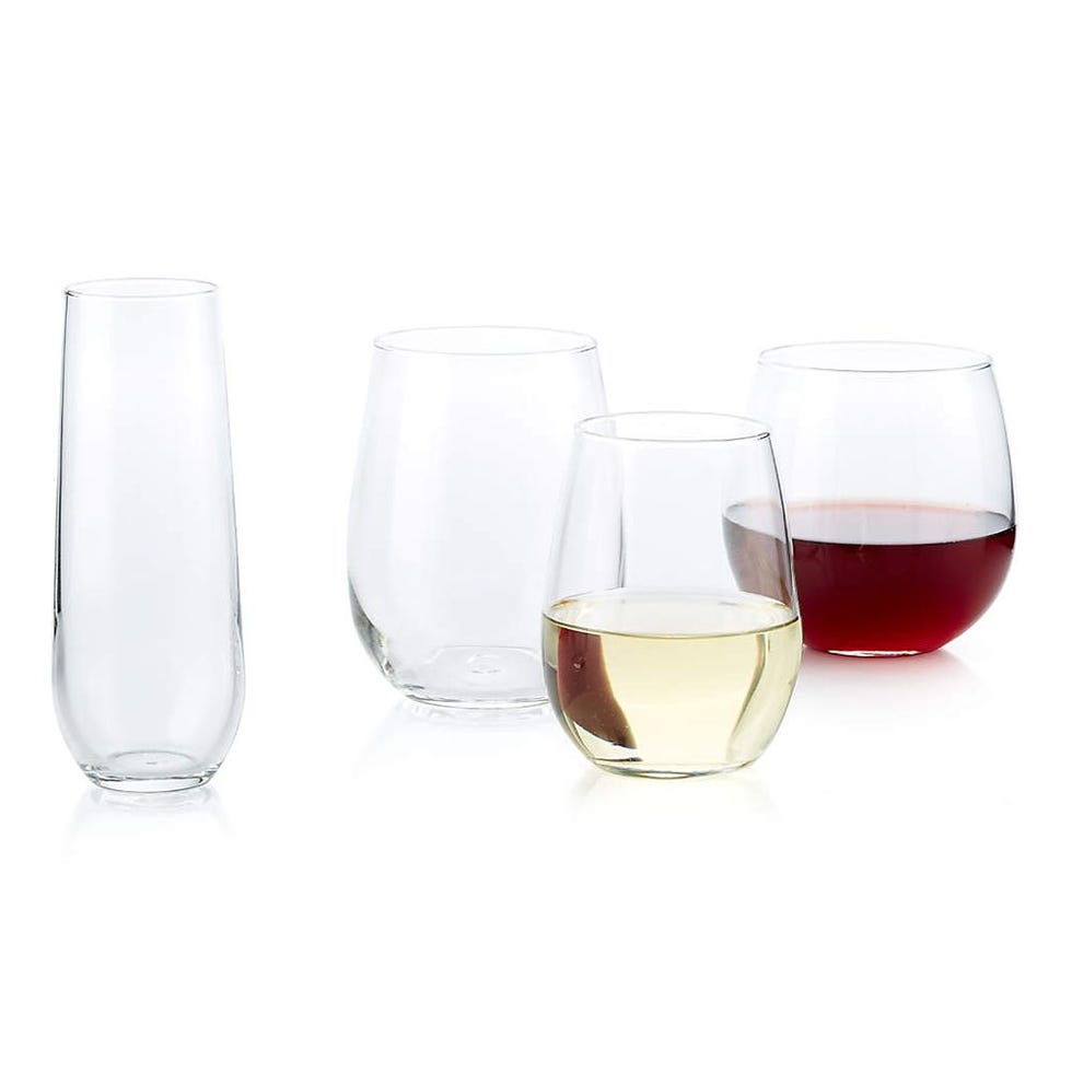 Aspen Stemless Wine Glasses | Crate & Barrel