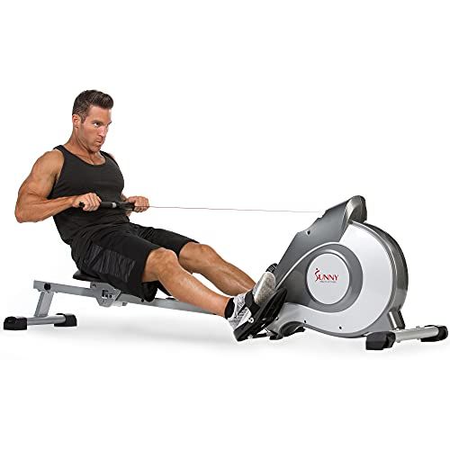 Magnetic Rowing Machine Rower with LCD Monitor