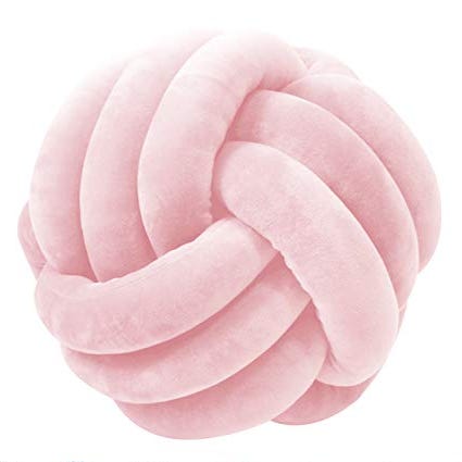 Soft Knot Ball Throw Pillow