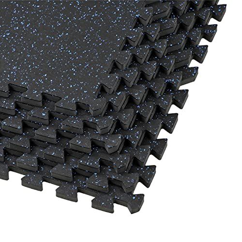 EVA Foam Interlocking Tiles Small Protective Foam Floor Mats for Stationary  Home Gym Equipment Soft Foam Puzzle Exercise Mat for Fitness Equipment or  Home Gym Flooring 
