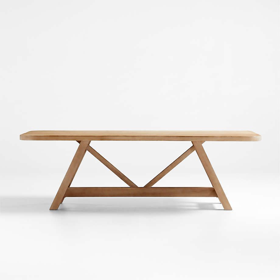 Aya Natural Wood Dining Table by Leanne Ford