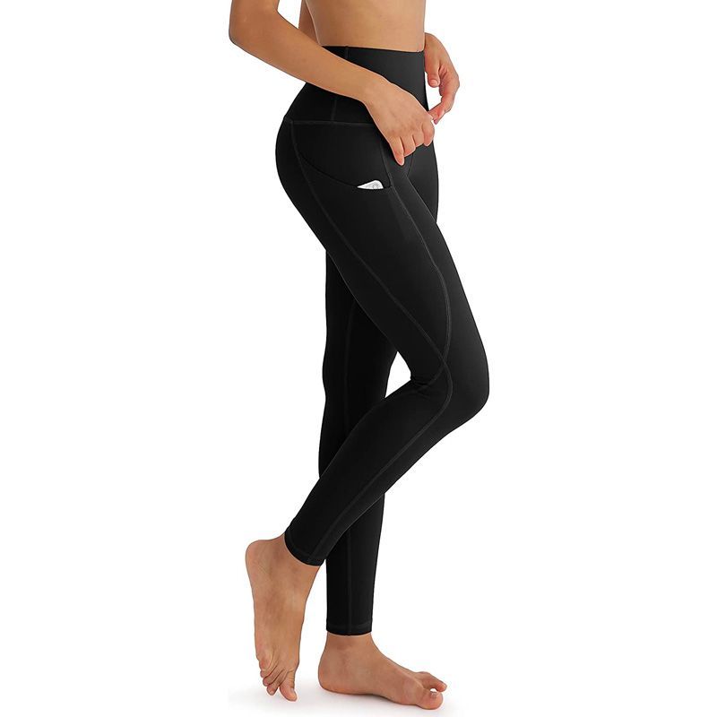 Crazy Yoga Leggings Leggings Women Quick Dry For Workout Black Wihte L 