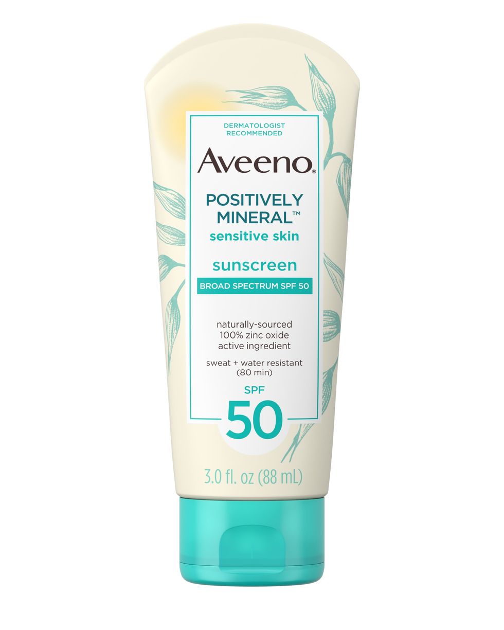 Aveeno Positively Mineral Sensitive Skin Sunscreen Lotion