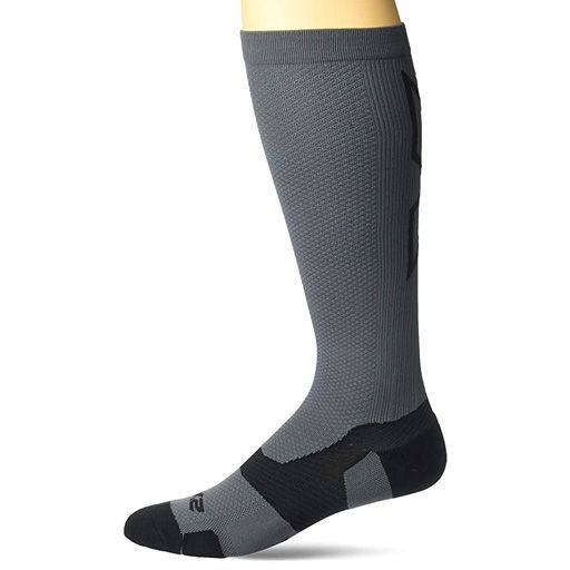 2XU Womens Recovery Compression Socks (Black/Yellow)