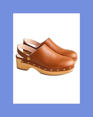 Convertible leather clogs