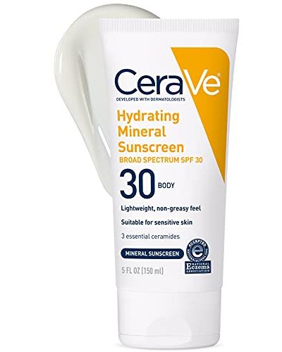 CeraVe 100% Mineral Sunscreen SPF 30