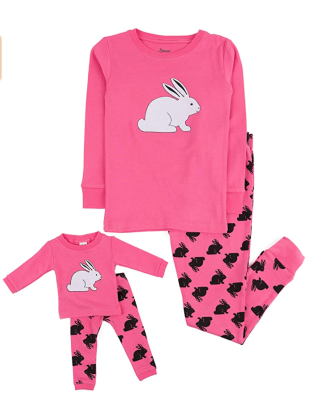 Bunny Matching Easter PJs