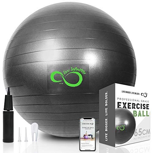 Extra Thick Professional Grade Exercise Ball 