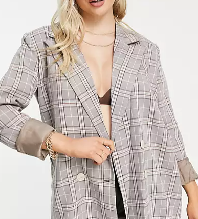 Oversized Double-Breasted Blazer